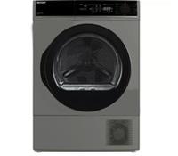 SHARP KD-NHA8S6GA1D-EN 8 kg Heat Pump Tumble Dryer Dark Silver - REFURB-C