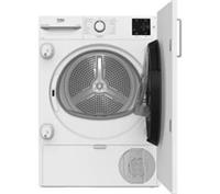 BEKO B300 Series NTIKP81131W Integrated 8 kg Tumble Dryer - White - REFURB-C