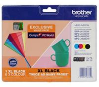BROTHER LC223/LC227XL Tri-colour & Black Ink Cartridges Multipack BOX DAMAGE