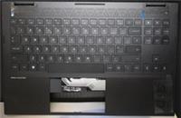 Genuine HP Omen 15-EK Laptop Palmrest and Keyboard assembly
