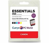 ESSENTIALS Canon 570XL & 571XL x 2 Ink Cartridges