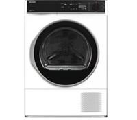 SHARP KD-NHA0S6GW1D-EN 10 kg Tumble Dryer - White - REFURB-C