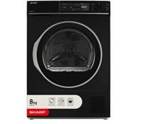 SHARP KD-NHA8S6GB1D-EN 8 kg Heat Pump Tumble Dryer - Black - REFURB-C