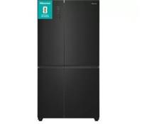 HISENSE RS5P668SSFC American-Style Fridge - Black Stainless Steel - REFURB-A
