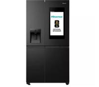 HISENSE RS9P628GPFE American-Style Fridge Freezer - Black - REFURB-C
