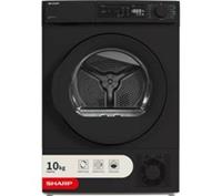 SHARP KD-NHA0S6GM1D-EN 10 kg Heat Pump Tumble Dryer - Black - REFURB-A