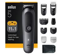 BRAUN All-in-One Series 5 AIO5560 11-in-1 Grooming Kit - Grey