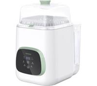 MOMCOZY KleanPal Pro Baby Bottle Washer, Steriliser & Dryer - White & Green