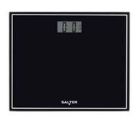 SALTER 9207TE BK3RCFXTE Compact Glass Digital Bathroom Scale - Black