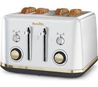 BREVILLE Mostra VTT929 4-Slice Toaster - Silver - BOX DAMAGE