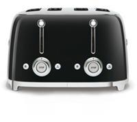 SMEG 50's Retro TSF03BLUK 4-Slice Toaster Black