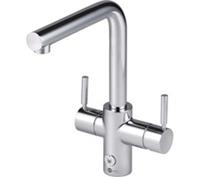 INSINKERATOR 4-in-1 Touch L Shape Steaming Hot Water Tap - Chrome