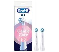 ORAL B iO Gentle Care Replacement Toothbrush Head - Pack of 2 White