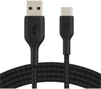 BELKIN Braided USB-C to USB-A Cable - 3 m - Black - BOX DAMAGE
