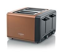 BOSCH DesignLine Plus TAT4P449GB 4-Slice Toaster - Copper - DAMAGED BOX