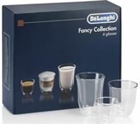 DELONGHI Fancy Collection DLKC302 Double Wall Coffee Glasses - BOX DAMAGE