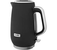 BREVILLE Linear VKT243 Jug Kettle - Black and Chrome - BOX DAMAGE