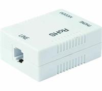 LOGIK LADSLF15 ADSL Broadband Filter Gold-plated Connectors - BOX DAMAGE