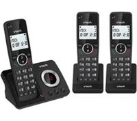 VTECH ES2052 Cordless Phone - Triple Handsets Black - BOX DAMAGE