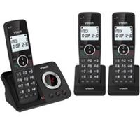 VTECH ES2052 Cordless Phone - Triple Handsets Black