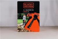 BLACK DECKER 3-in-1 Electric Blower Vacuum - BOX DAMAGE