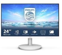 PHILIPS 241V8AW Full HD 24" LCD Monitor - White