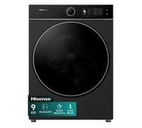 HISENSE WF5I9043BBFS 9 kg 1400 Spin Washing Machine - Black - REFURB-B