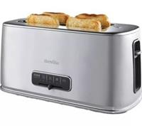 BREVILLE Edge VTR023 4 Slice Toaster Brushed Stainless Steel