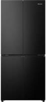 HISENSE PureFlat RQ5P470SAFD Fridge Freezer - Black Stainless Steel- REFURB-C