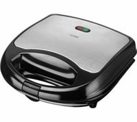 LOGIK L02SMS17 Sandwich Toaster Black and Silver - BOX DAMAGE