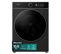 HISENSE KitchenFit WF5I1045BBQ 10.5 kg Washing Machine - Black - REFURB-B