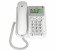 BT Decor 2200 Corded Phone With speakerphone Caller ID white - BOX DAMAGE