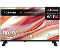 TOSHIBA 32 Smart HD Ready HDR LED Fire TV 2026 with Freely - BOX DAMAGE