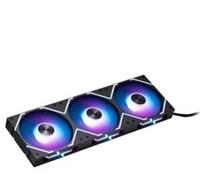 MSI MPG EZ120 120 mm Case Fan - ARGB, Triple Pack - Black - BOX DAMAGE
