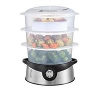 LOGIK L09SSM23 Steamer - Black & White - BOX DAMAGE