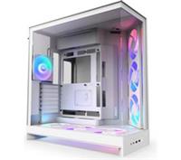 NZXT H9 FLOW RGB ATX Mid-Tower PC Case - White