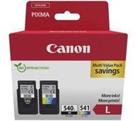 CANON PG-540L & CL-541 Black & Tri-colour Ink Cartridges - BOX DAMAGE