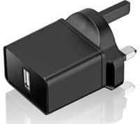GOJI 12 W Universal USB Plug Charger - Black - BOX DAMAGE