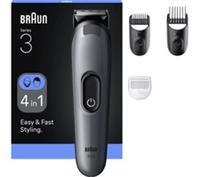 BRAUN All-in-One Series 3 AIO3500 4-in-1 Body Groomer Kit - Grey