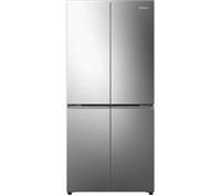 HISENSE PureFlat RQ5P470SAID Fridge Freezer - Silver Stainless Steel - REFURB-B