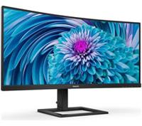 PHILIPS 346E2CUAE/00 Wide Quad HD 34" Curved VA LCD Monitor - Black