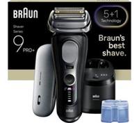 BRAUN Series 9 Pro+ 9670cc Wet & Dry Electric Shaver - Black - BOX DAMAGE