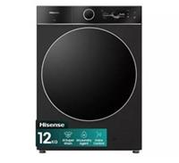 HISENSE KitchenFit 7i Series WF7I1248BBR 12 kg WM - Black REFURB-A