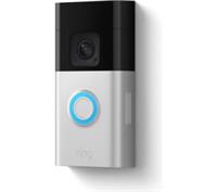 RING Battery Video Doorbell Plus with Extra Battery Pack - Silver - BOX DAMAGE