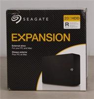 SEAGATE Expansion Desktop External Hard Drive - 20 TB Black