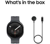 SAMSUNG Galaxy Watch9 LTE - Graphite with Black Sport Band, 44 mm
