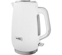 BREVILLE Linear VKT244 Jug Kettle - White & Chrome - BOX DAMAGE