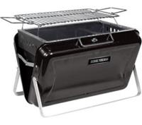 GEORGE FOREMAN Go Anywhere Briefcase Portable Charcoal BBQ - BOX DAMAGE