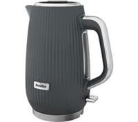 BREVILLE Linear VKT245 Jug Kettle - Grey & Chrome - BOX DAMAGE