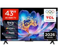 TCL V6D 43 LED 4K HDR Smart Fire TV 2026 - 43V6D-UK